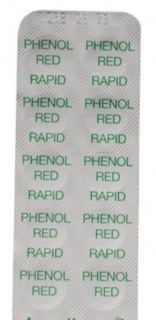 Náhradní tablety pH Phenol Rot Rapid platíčko 10 tablet